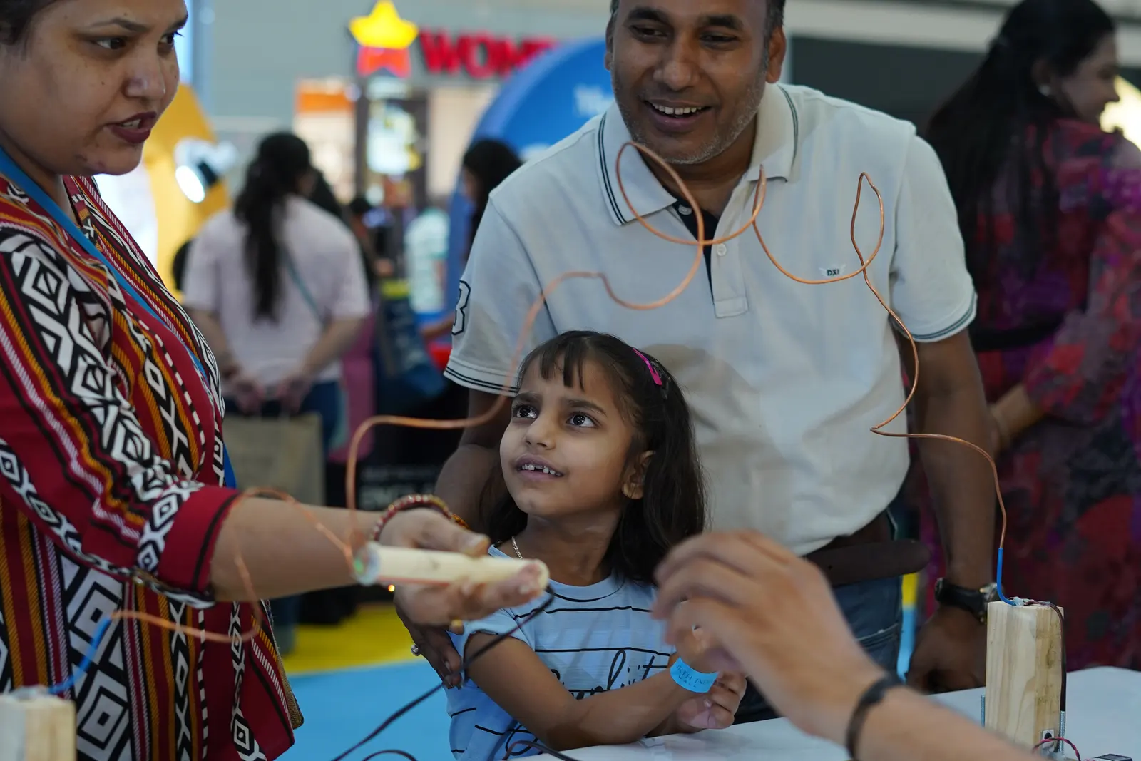 Activities designed for parents and children to do together.